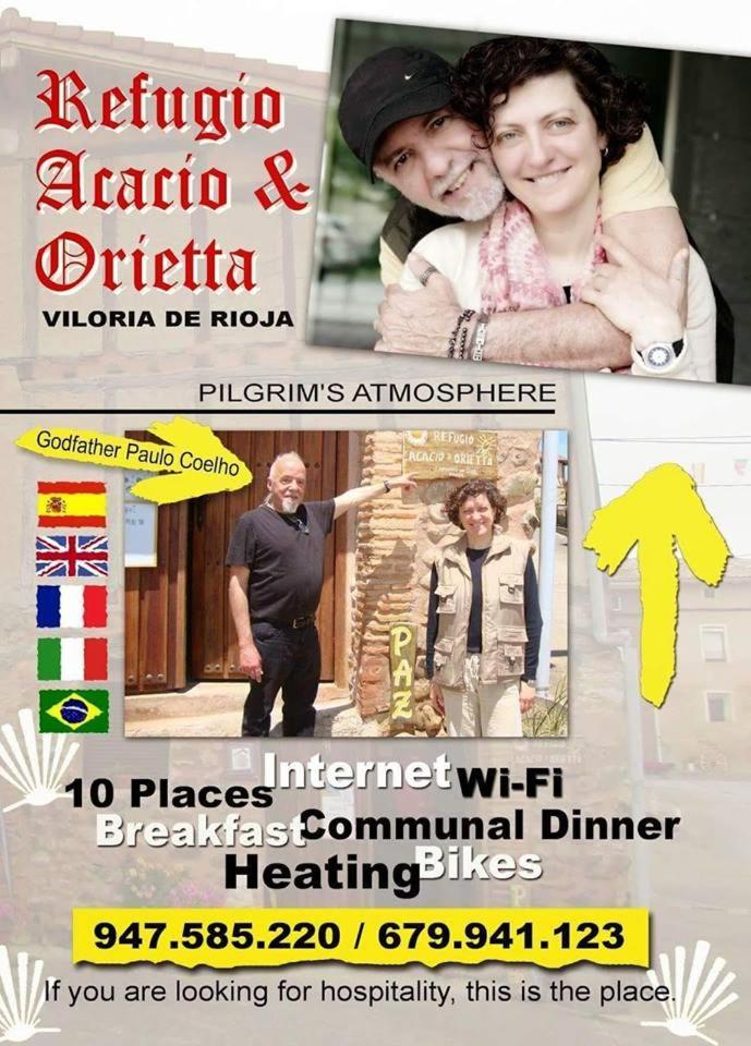 Refugio Peregrinos Acacio & Orietta Hostel Viloria de Rioja Luaran gambar